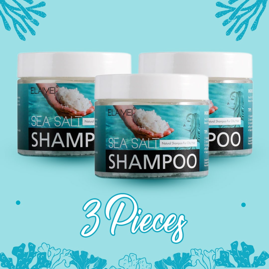 Tiefenreinigungs-Shampoo mit Meersalz für die Haarfollikel- und Kopfhautpflege