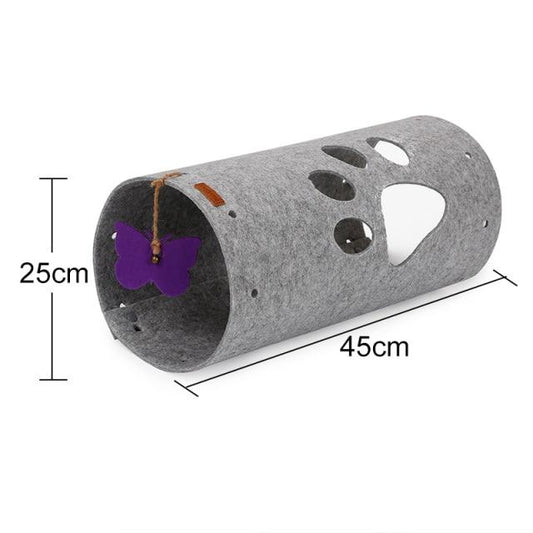 Collapsible Pet Felt Tunnel Toy