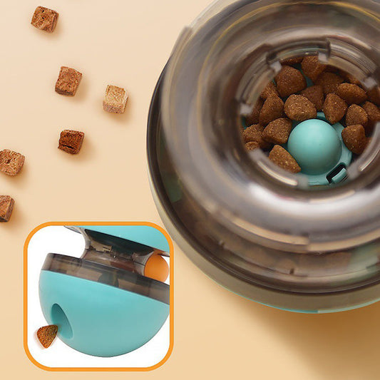 Puzzle Rotating Ball Tumbler Interactive Toy For Cat
