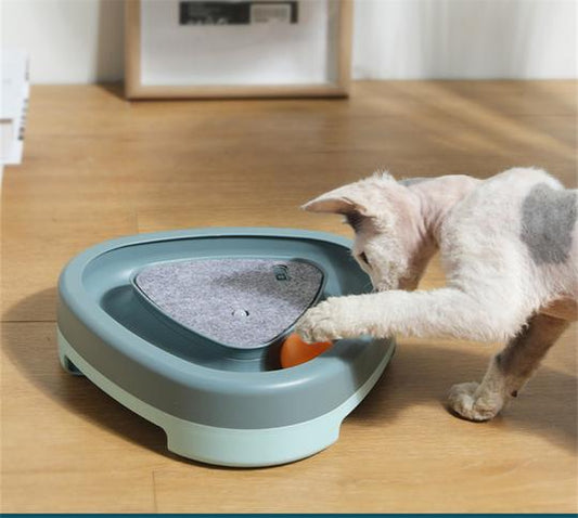 Electronic Turntable Ball Automatic Interactive Cat Toy