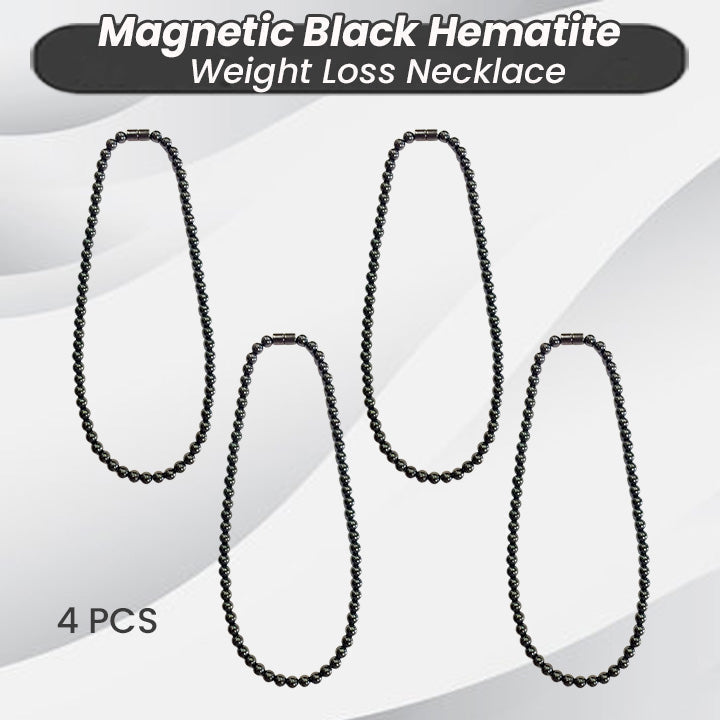 Magnetic Black Hematite Weight Loss Necklace
