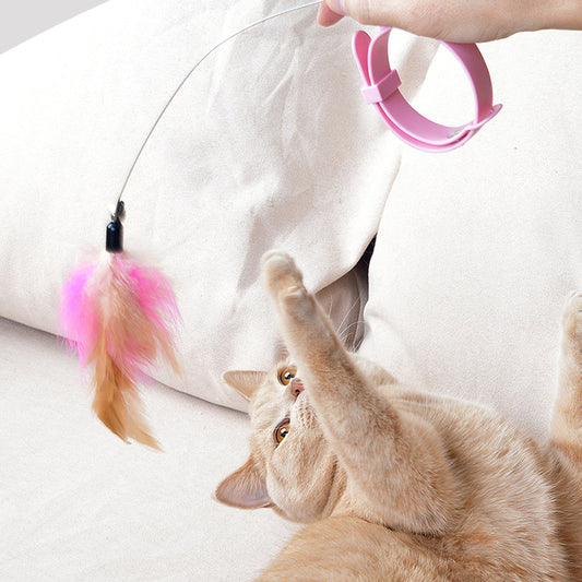 Feather Cat Self-entertainment Toys
