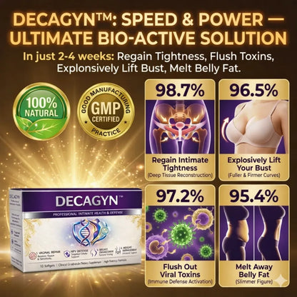 New Clinical Formula🧬DECAGYN™ Intimate Renewal & Defense Complex✅ Vaginal Repair✅ HPV Defense✅ Curve Sculpting