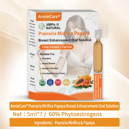 AnnieCare® Pueraria Mirifica Papaya Breast Enhancement Oral Solution📈（𝑭𝒖𝒍𝒍𝒆𝒓 𝑩𝒓𝒆𝒂𝒔𝒕𝒔 - 𝑩𝒐𝒐𝒔𝒕𝒔 𝑭𝒂𝒕 𝑴𝒆𝒕𝒂𝒃𝒐𝒍𝒊𝒔𝒎 - 𝑹𝒆𝒔𝒕𝒐𝒓𝒆𝒔 𝑺𝒌𝒊𝒏 𝑬𝒍𝒂𝒔𝒕𝒊𝒄𝒊𝒕𝒚）