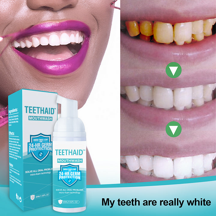 Teethaid™ Pure Herbal Super Whitening & Teeth & Mouth Repair Mousse