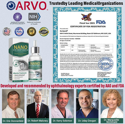 AnnieCare® Nano Eye Drops Serum ✅FDA Approved(Suitable for presbyopia, dry eye syndrome, glaucoma, and cataracts)