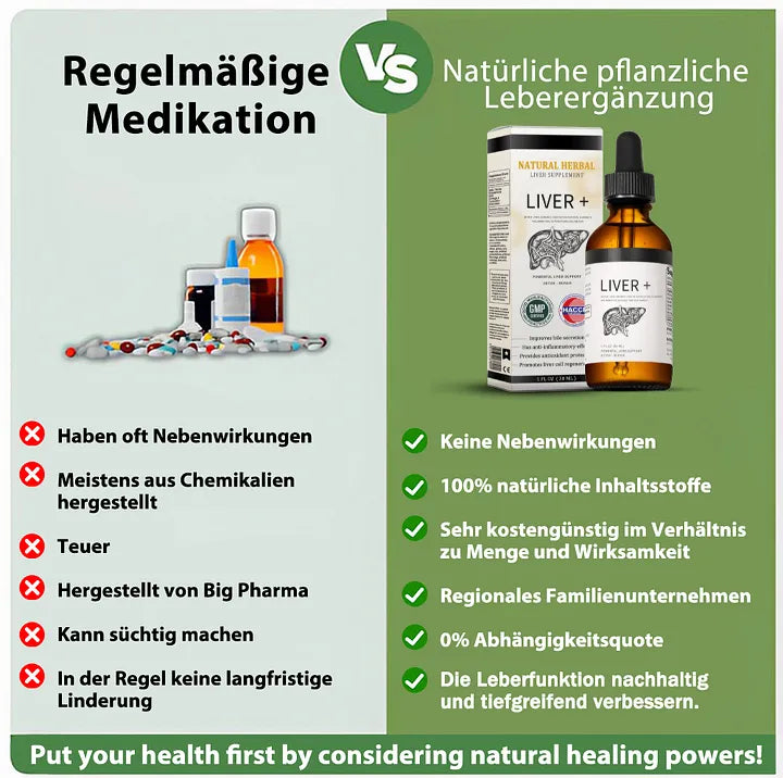 AnnieCare® Natürliches Leber-Kräuterpräparat – Starke Leberunterstützung – Entgiftung & Regeneration – Unterstützt gesunde Blutzucker- und Blutfettwerte