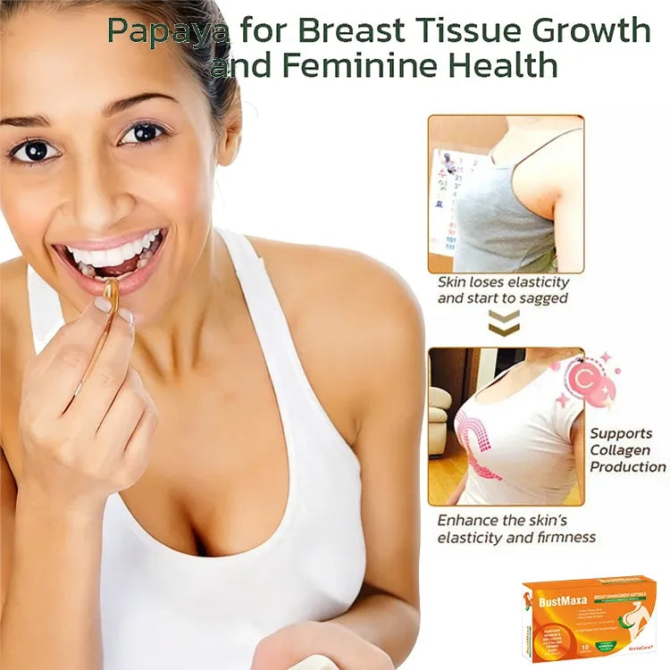 AnnieCare® Pueraria Mirifica Papaya Breast Enhancement Capsules 📈（𝑭𝒖𝒍𝒍𝒆𝒓 𝑩𝒓𝒆𝒂𝒔𝒕𝒔 - 𝑩𝒐𝒐𝒔𝒕𝒔 𝑭𝒂𝒕 𝑴𝒆𝒕𝒂𝒃𝒐𝒍𝒊𝒔𝒎 - 𝑹𝒆𝒔𝒕𝒐𝒓𝒆𝒔 𝑺𝒌𝒊𝒏 𝑬𝒍𝒂𝒔𝒕𝒊𝒄𝒊𝒕𝒚）