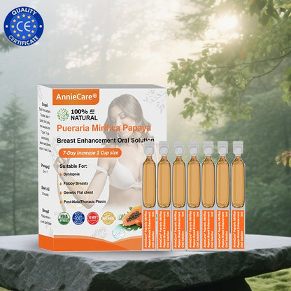 AnnieCare® Pueraria Mirifica Papaya Breast Enhancement Oral Solution📈（𝑭𝒖𝒍𝒍𝒆𝒓 𝑩𝒓𝒆𝒂𝒔𝒕𝒔 - 𝑩𝒐𝒐𝒔𝒕𝒔 𝑭𝒂𝒕 𝑴𝒆𝒕𝒂𝒃𝒐𝒍𝒊𝒔𝒎 - 𝑹𝒆𝒔𝒕𝒐𝒓𝒆𝒔 𝑺𝒌𝒊𝒏 𝑬𝒍𝒂𝒔𝒕𝒊𝒄𝒊𝒕𝒚）