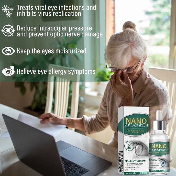 AnnieCare® Nano Eye Drops Serum ✅FDA Approved(Suitable for presbyopia, dry eye syndrome, glaucoma, and cataracts)