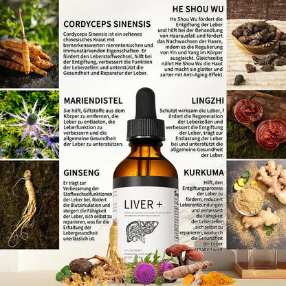 AnnieCare® Natürliches Leber-Kräuterpräparat – Starke Leberunterstützung – Entgiftung & Regeneration – Unterstützt gesunde Blutzucker- und Blutfettwerte