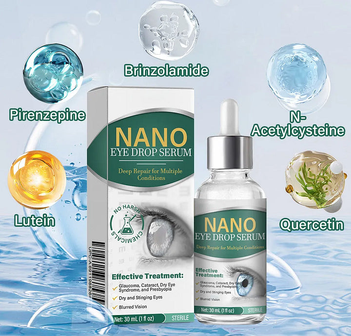 AnnieCare® Nano Eye Drops Serum ✅FDA Approved(Suitable for presbyopia, dry eye syndrome, glaucoma, and cataracts)