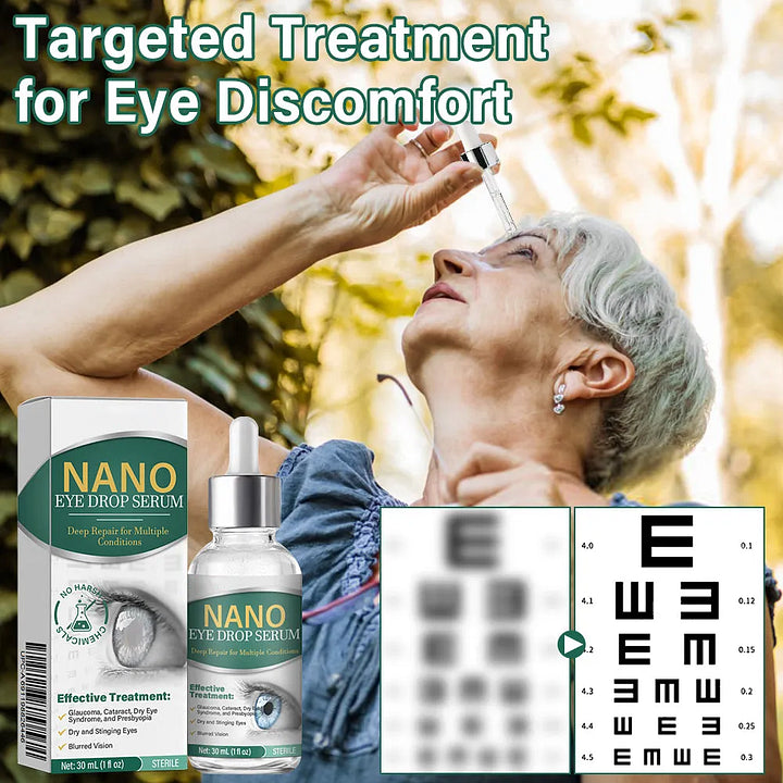 AnnieCare® Nano Eye Drops Serum ✅FDA Approved(Suitable for presbyopia, dry eye syndrome, glaucoma, and cataracts)