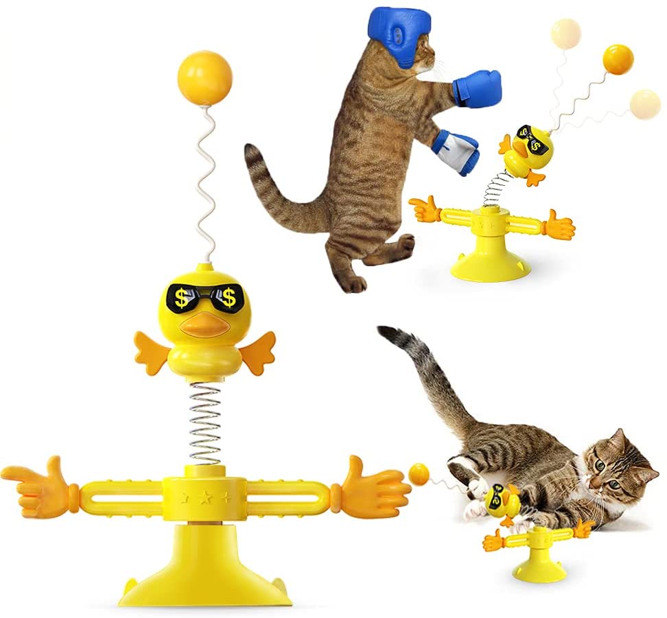 Windmill Chick Interactive Cat Toy