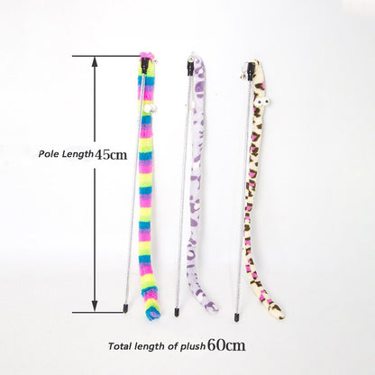 Plush Teaser Interactive Cat Toy Wand