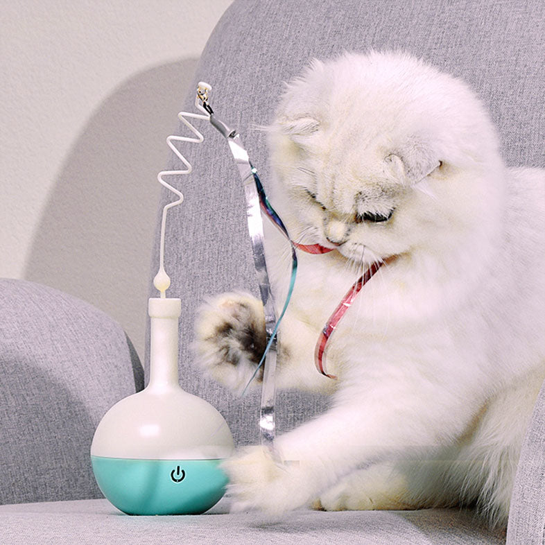 Automatic Rotate Tumbler Interactive Cat Toy