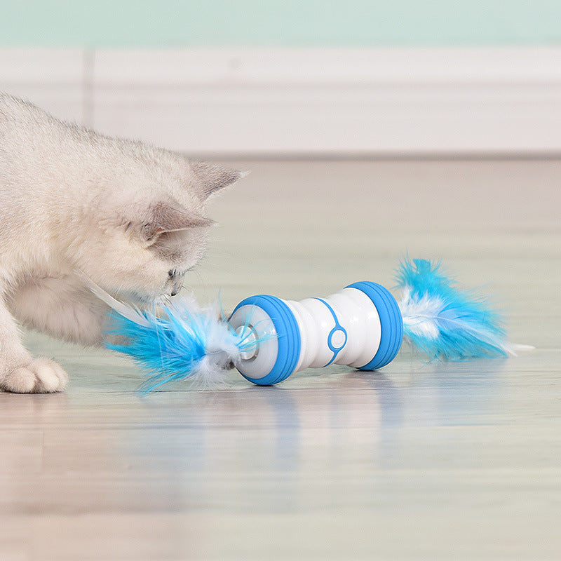Automatic Interactive Toys With Feather For Cats