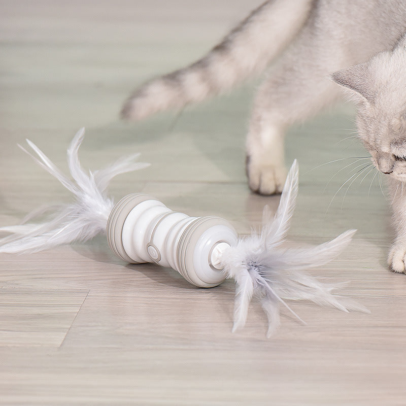 Automatic Interactive Toys With Feather For Cats