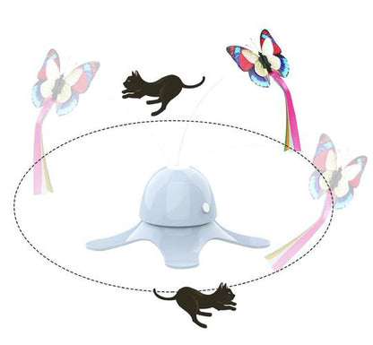 Fluttering Butterfly Interactive Cat Toy
