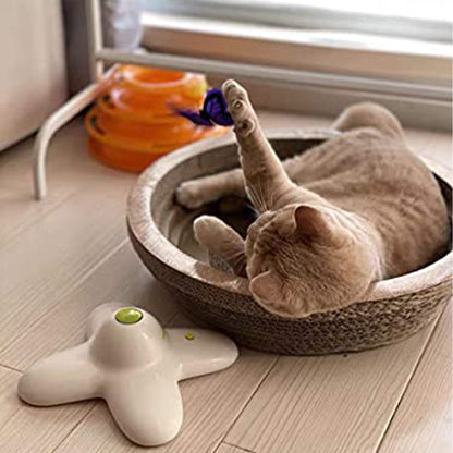Fluttering Butterfly Automatic Interactive Cat Toy