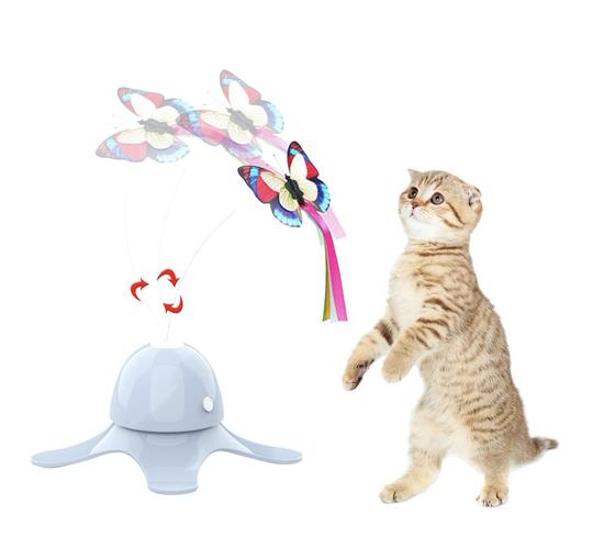 Fluttering Butterfly Interactive Cat Toy